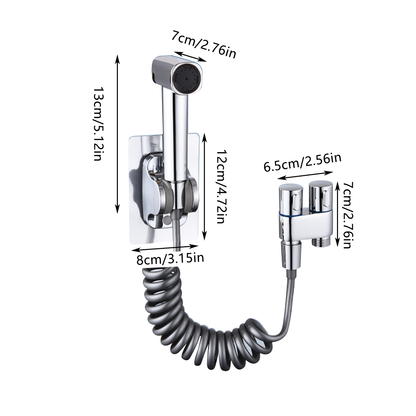 Toilet Spray Gun High Pressure Bidet Faucet Nozzle Bathroom Washer Jet Cleaner-2