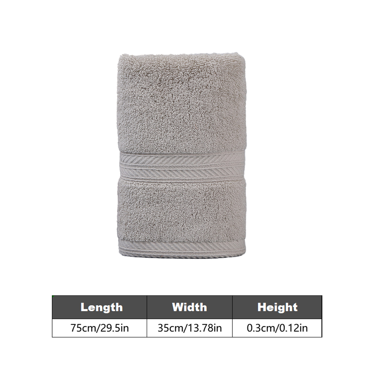 2 PCS Thick Absorbent Cotton Face Towel Soft Yarn Skin Friendly Washcloth Use-2
