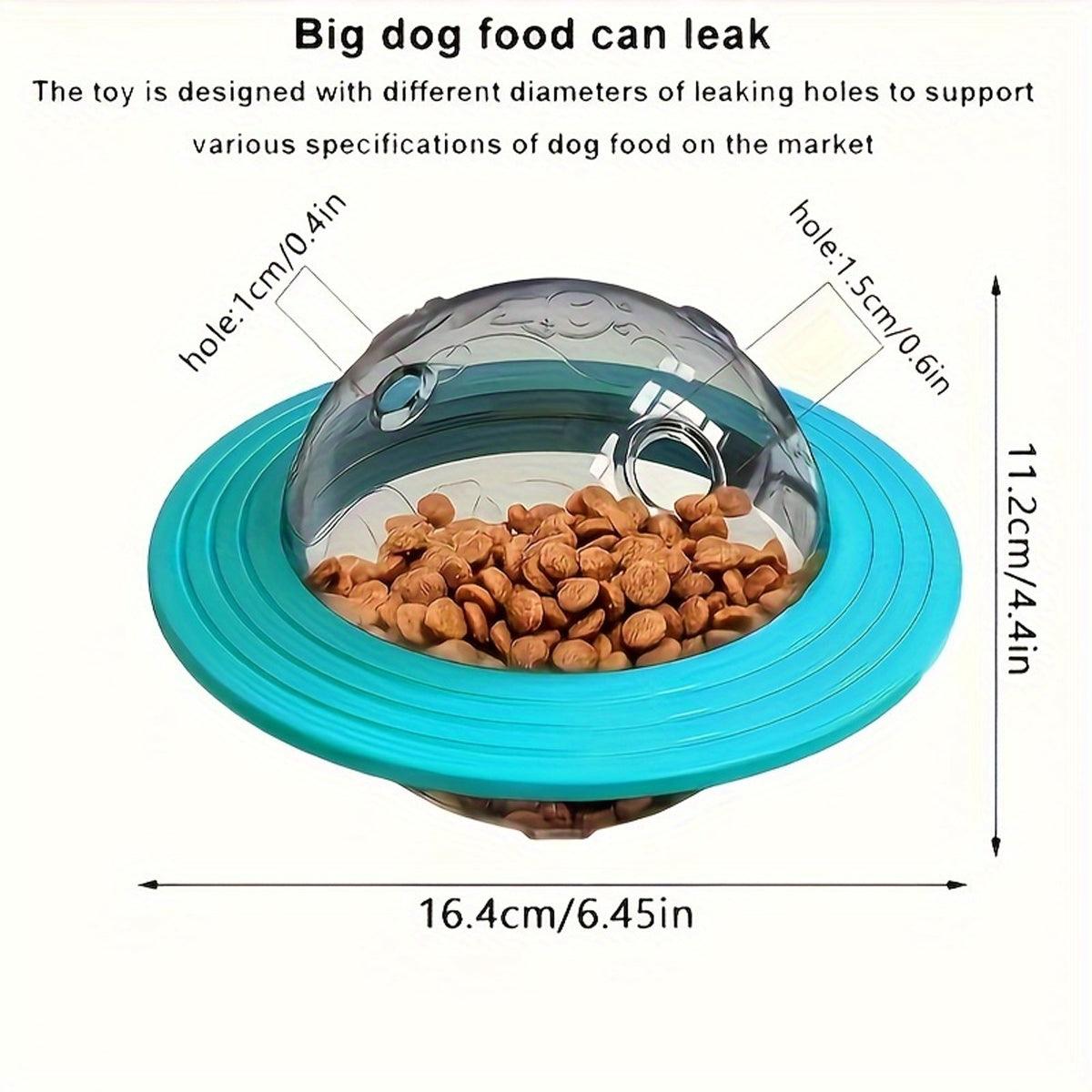 Leaky Ball Teething Toy Frisbee for Dogs and Cats Training Interactive Pet Toy-2