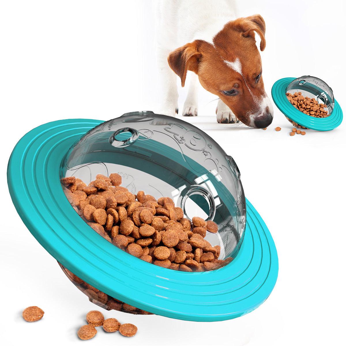 Leaky Ball Teething Toy Frisbee for Dogs and Cats Training Interactive Pet Toy-3
