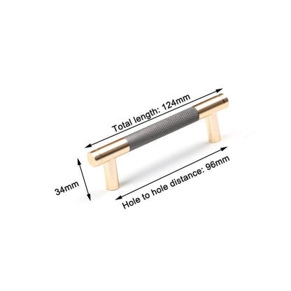 NNEDSZ Gold Solid Modern Design Furniture Kitchen Cabinet Handles Drawer Bar Handle Pull 96mm-1