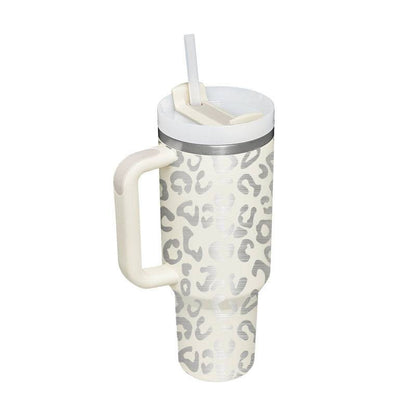 40 oz Insulated Stainless Steel Travel Mug with Handle & Straw (BPA-Free)-18