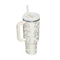 40 oz Insulated Stainless Steel Travel Mug with Handle & Straw (BPA-Free)-18