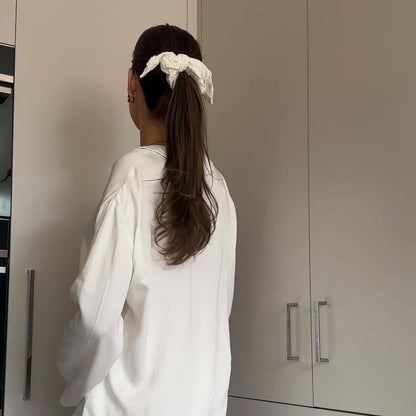 Bamboo Scrunchie | Luxe Hair Accessories