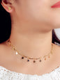 Gold Chain Star Charms Necklace Pendant Choker Wholesale Price Accessories Gift-0