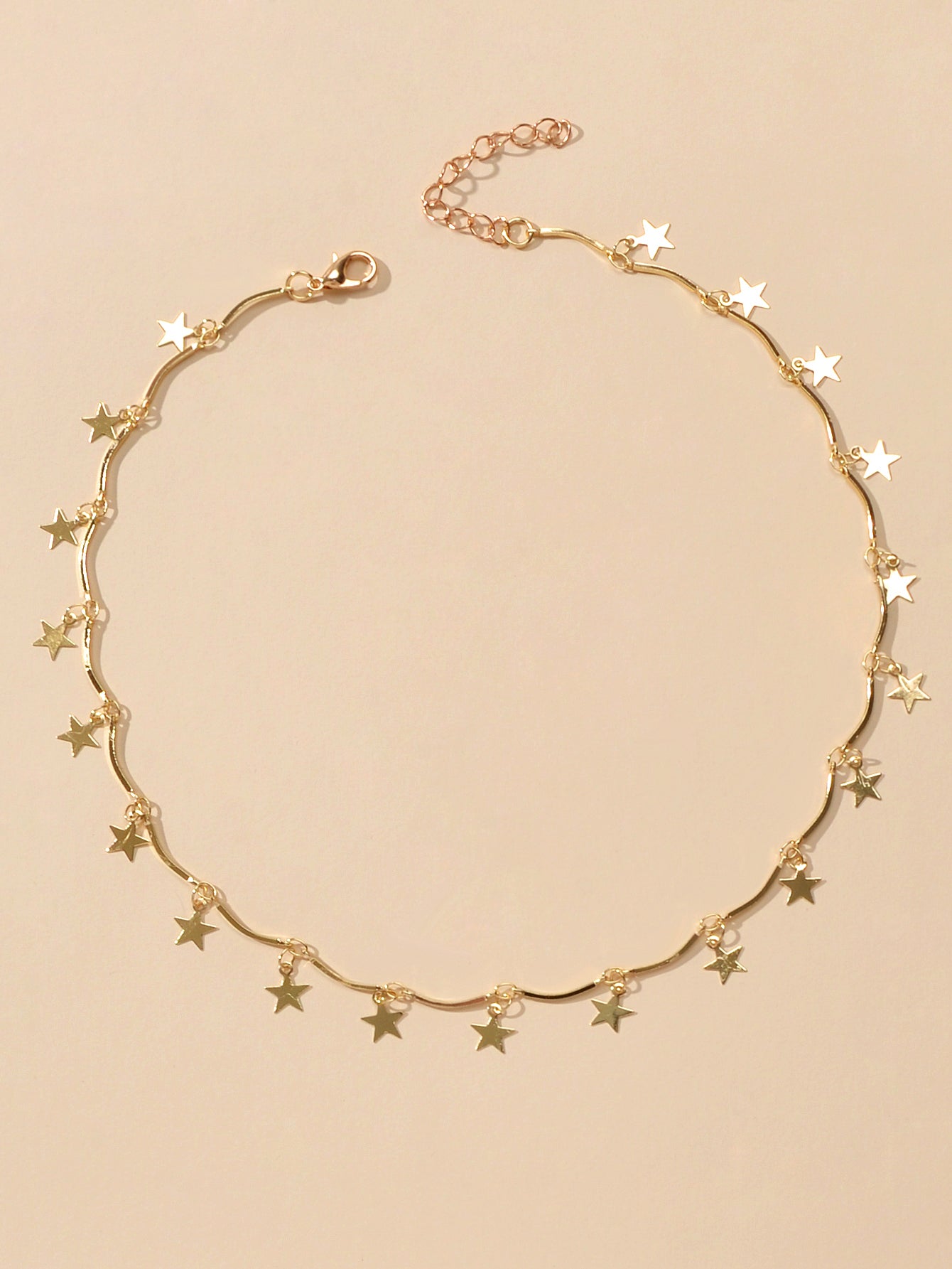 Gold Chain Star Charms Necklace Pendant Choker Wholesale Price Accessories Gift-2