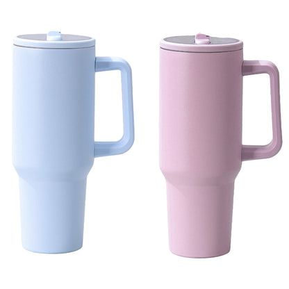 Travel Tumbler 40oz Stainless Steel Insulated Mug with Lid Handle for Drinks-1