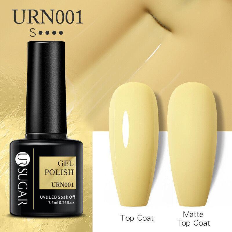 Glitter Nail Gel Polish UV LED Soak Off Varnish Colour Manicure Top Base Coat