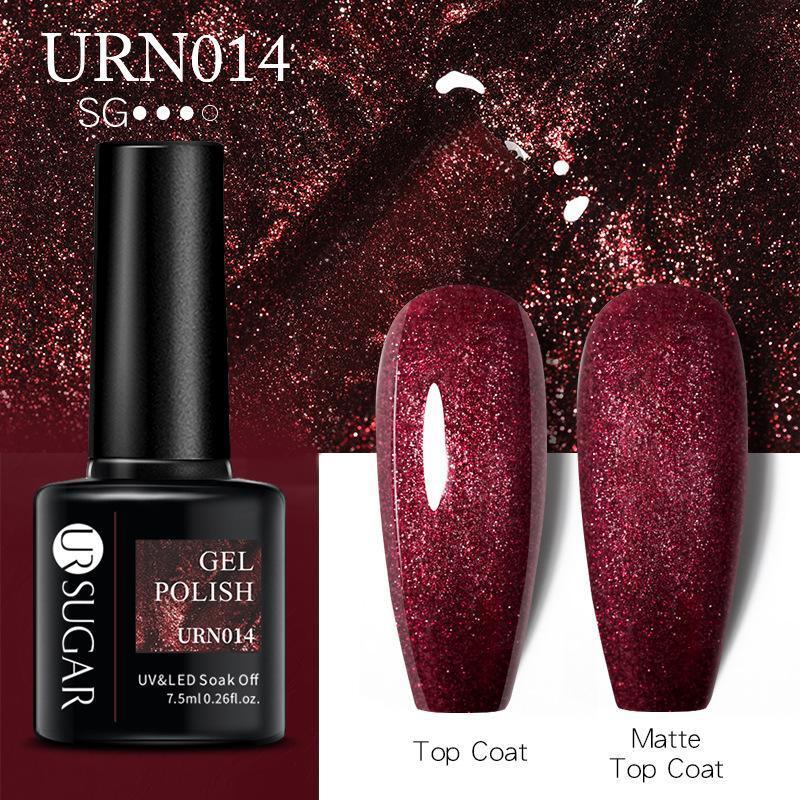 Glitter Nail Gel Polish UV LED Soak Off Varnish Colour Manicure Top Base Coat