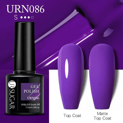 Glitter Nail Gel Polish UV LED Soak Off Varnish Colour Manicure Top Base Coat