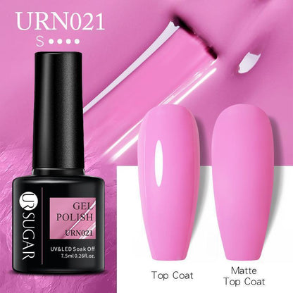 Glitter Nail Gel Polish UV LED Soak Off Varnish Colour Manicure Top Base Coat