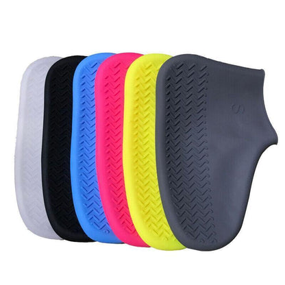 Shoe Cover Waterproof Silicone Non Slip Rain Water Rubber Foot Boot Overshoe M Size-1