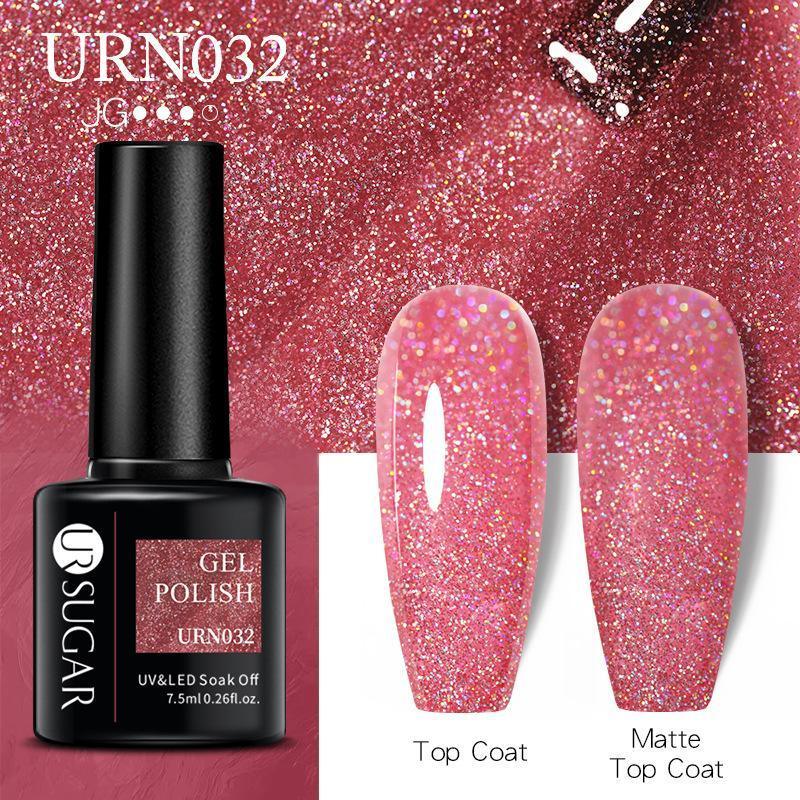 Glitter Nail Gel Polish UV LED Soak Off Varnish Colour Manicure Top Base Coat