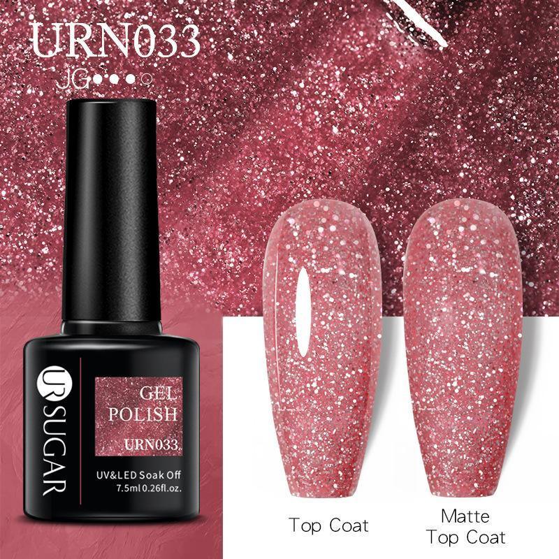 Glitter Nail Gel Polish UV LED Soak Off Varnish Colour Manicure Top Base Coat