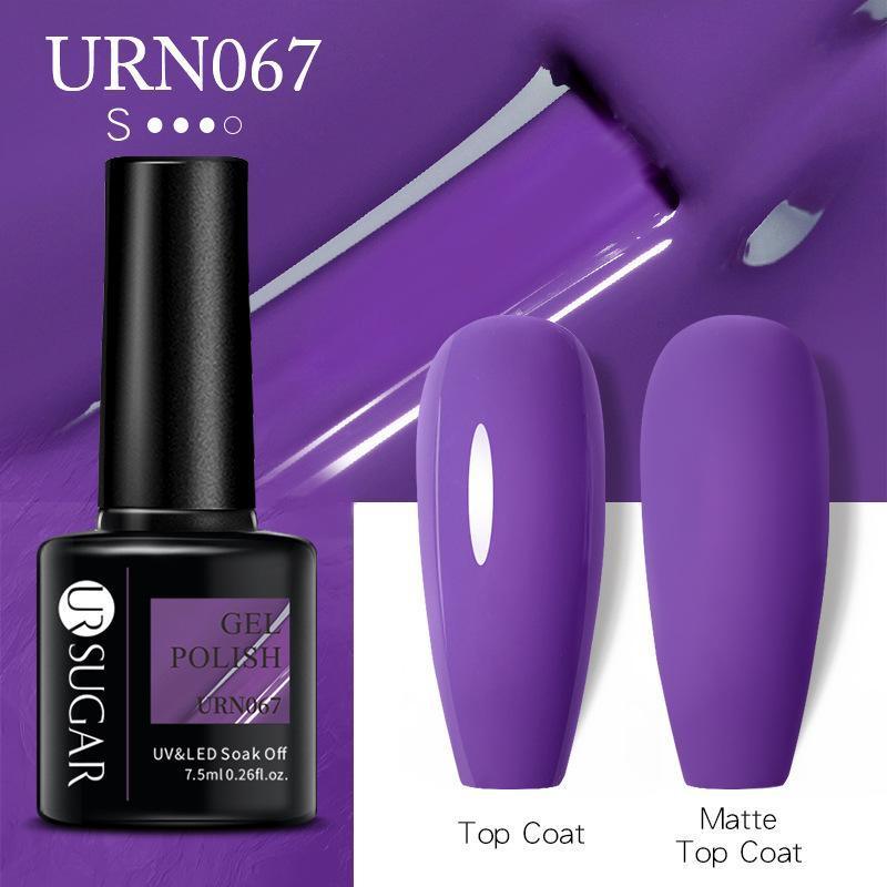 Glitter Nail Gel Polish UV LED Soak Off Varnish Colour Manicure Top Base Coat
