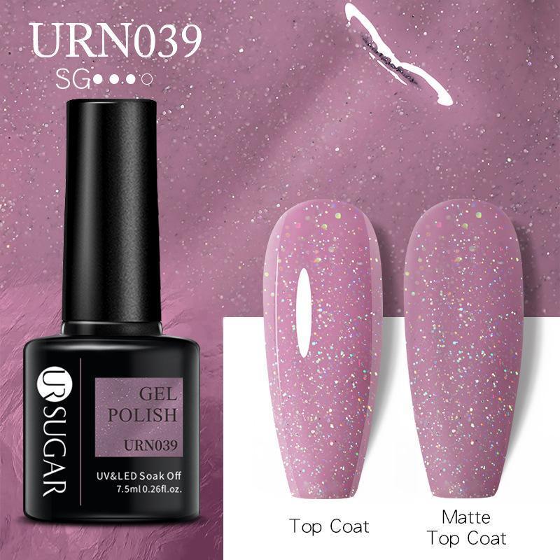 Glitter Nail Gel Polish UV LED Soak Off Varnish Colour Manicure Top Base Coat