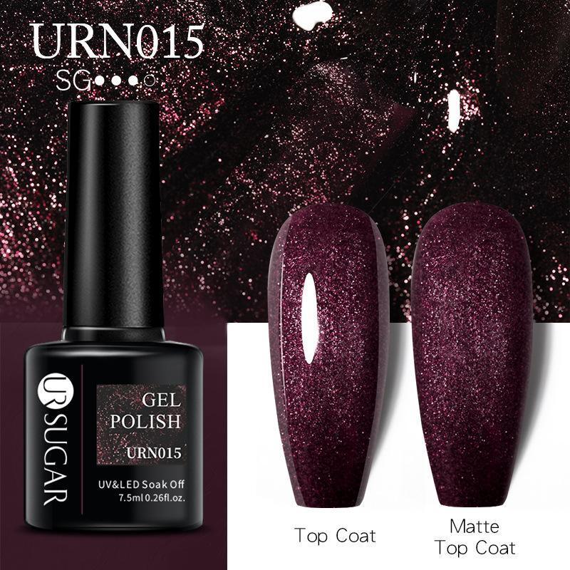 Glitter Nail Gel Polish UV LED Soak Off Varnish Colour Manicure Top Base Coat
