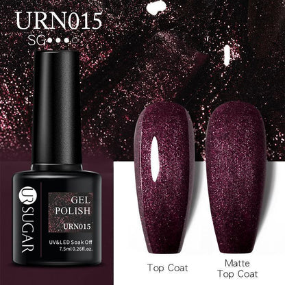 Glitter Nail Gel Polish UV LED Soak Off Varnish Colour Manicure Top Base Coat