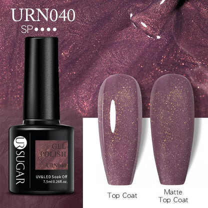 Glitter Nail Gel Polish UV LED Soak Off Varnish Colour Manicure Top Base Coat