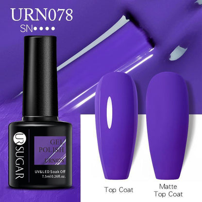 Glitter Nail Gel Polish UV LED Soak Off Varnish Colour Manicure Top Base Coat