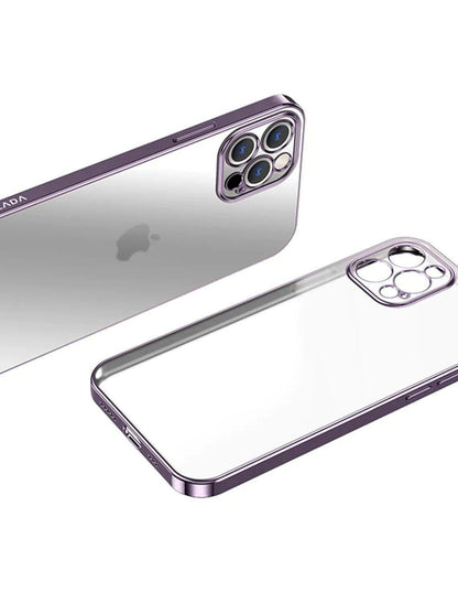 Purple For iPhone 13 12 11 Pro Max Case Thin Matte Ultra Slim Shockproof Clear Cover