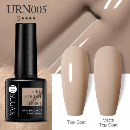 Glitter Nail Gel Polish UV LED Soak Off Varnish Colour Manicure Top Base Coat