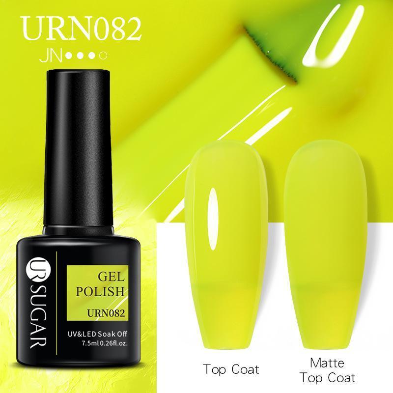 Glitter Nail Gel Polish UV LED Soak Off Varnish Colour Manicure Top Base Coat