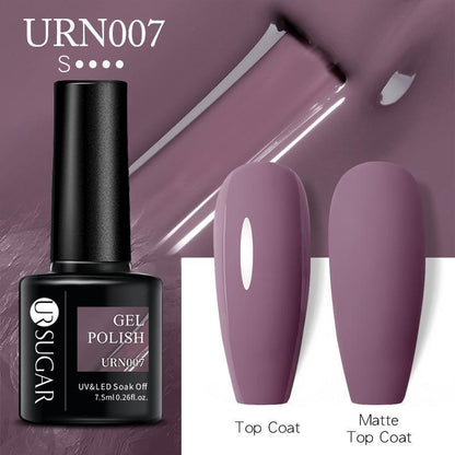 Glitter Nail Gel Polish UV LED Soak Off Varnish Colour Manicure Top Base Coat