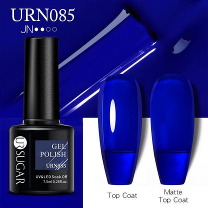 Glitter Nail Gel Polish UV LED Soak Off Varnish Colour Manicure Top Base Coat