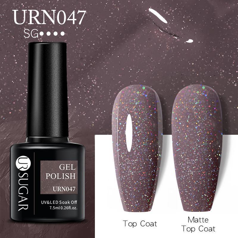 Glitter Nail Gel Polish UV LED Soak Off Varnish Colour Manicure Top Base Coat