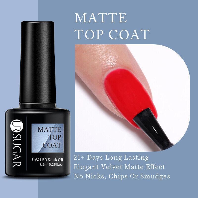 Glitter Nail Gel Polish UV LED Soak Off Varnish Colour Manicure Top Base Coat