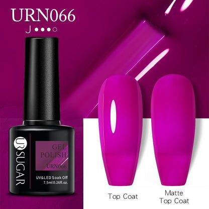 Glitter Nail Gel Polish UV LED Soak Off Varnish Colour Manicure Top Base Coat