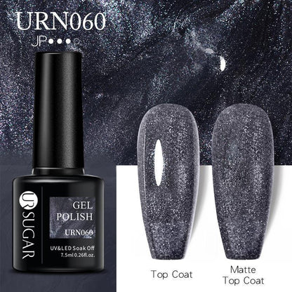 Glitter Nail Gel Polish UV LED Soak Off Varnish Colour Manicure Top Base Coat