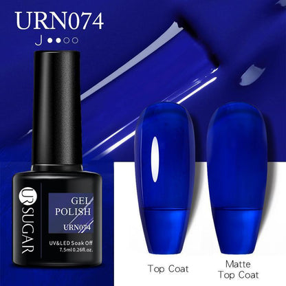 Glitter Nail Gel Polish UV LED Soak Off Varnish Colour Manicure Top Base Coat