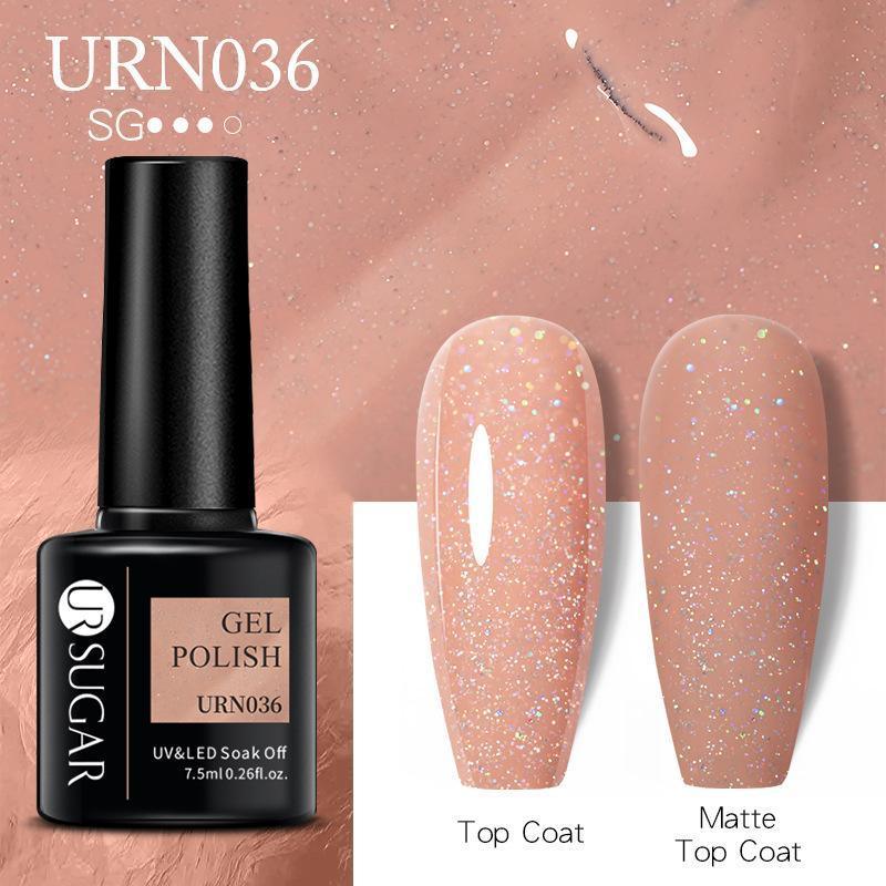Glitter Nail Gel Polish UV LED Soak Off Varnish Colour Manicure Top Base Coat