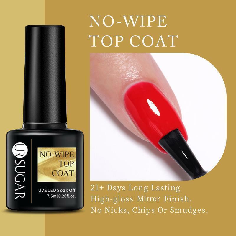 Glitter Nail Gel Polish UV LED Soak Off Varnish Colour Manicure Top Base Coat