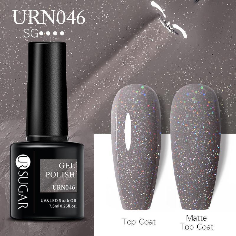 Glitter Nail Gel Polish UV LED Soak Off Varnish Colour Manicure Top Base Coat