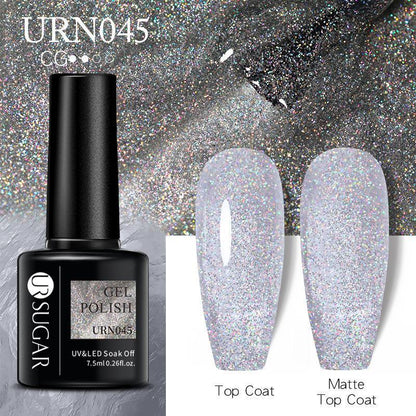 Glitter Nail Gel Polish UV LED Soak Off Varnish Colour Manicure Top Base Coat