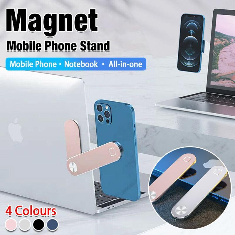 Side Mount Clip Phone Holder for Laptop Adjustable Portable Screen Bracket-0