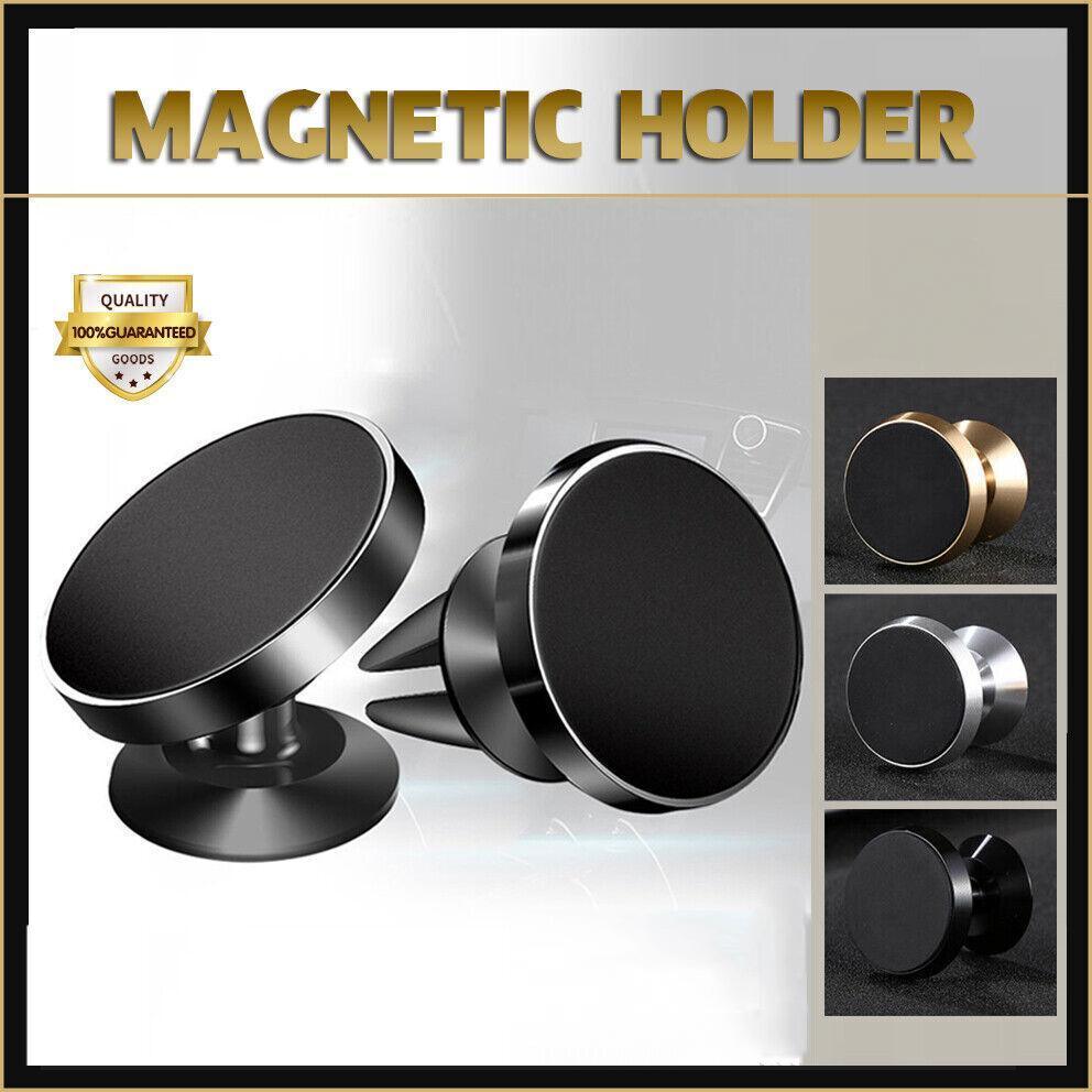 360-degree Rotating Phone Holder for Car Air Vent with Secure Gold Clip Mount-0