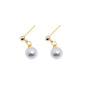 Simple Fashion Pearl Earrings Elegant High Grade Jewelry for Women Ladies-5