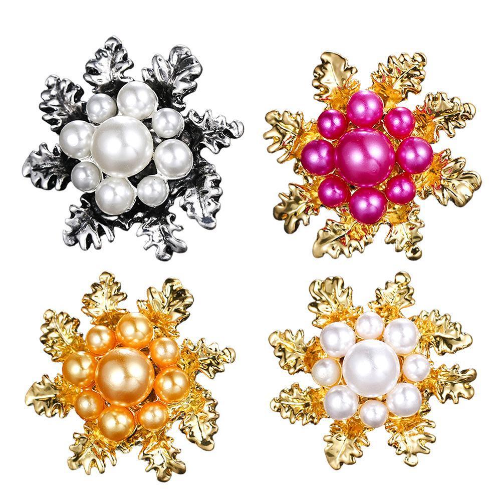 Imitation Pearl Brooch Elegant Jewelry Fashion Accessory Women Ladies Gift-1