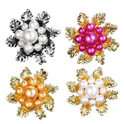 Imitation Pearl Brooch Elegant Jewelry Fashion Accessory Women Ladies Gift-1