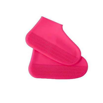 Shoe Cover Waterproof Silicone Non Slip Rain Water Rubber Foot Boot Overshoe M Size-6