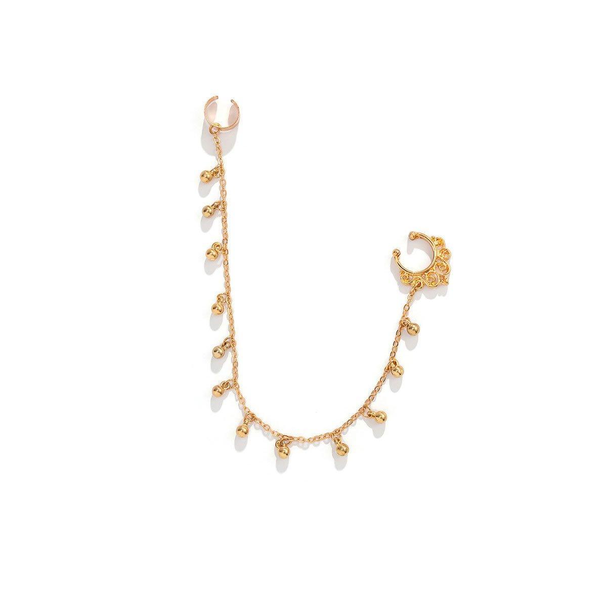 Punk Style Jewelry Chain Earrings Women Fashion Nose Clip Trendy Accessories-6