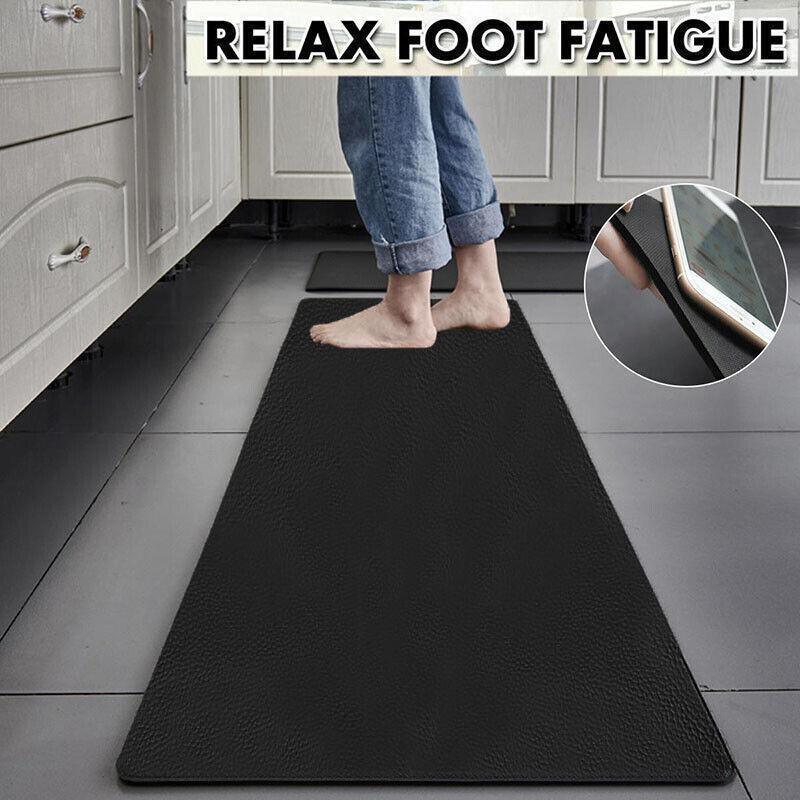 44x180cm Non-Slip Waterproof Kitchen Floor Mat Easy Clean PVC Rug-4