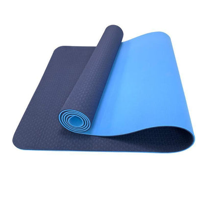 TPE Yoga Mat Eco Friendly Exercise Fitness Gym Pilates Non Slip Dual Layer-5