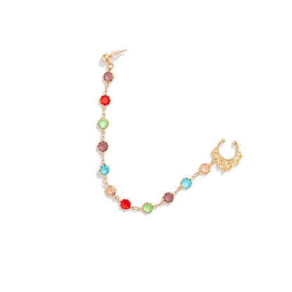 Punk Style Jewelry Chain Earrings Women Fashion Nose Clip Trendy Accessories-8