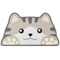 Cartoon Pet Diatomite Floor Mat Non Slip Cat and Dog Feeding Mat for Food Water