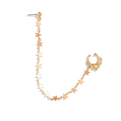 Punk Style Jewelry Chain Earrings Women Fashion Nose Clip Trendy Accessories-7